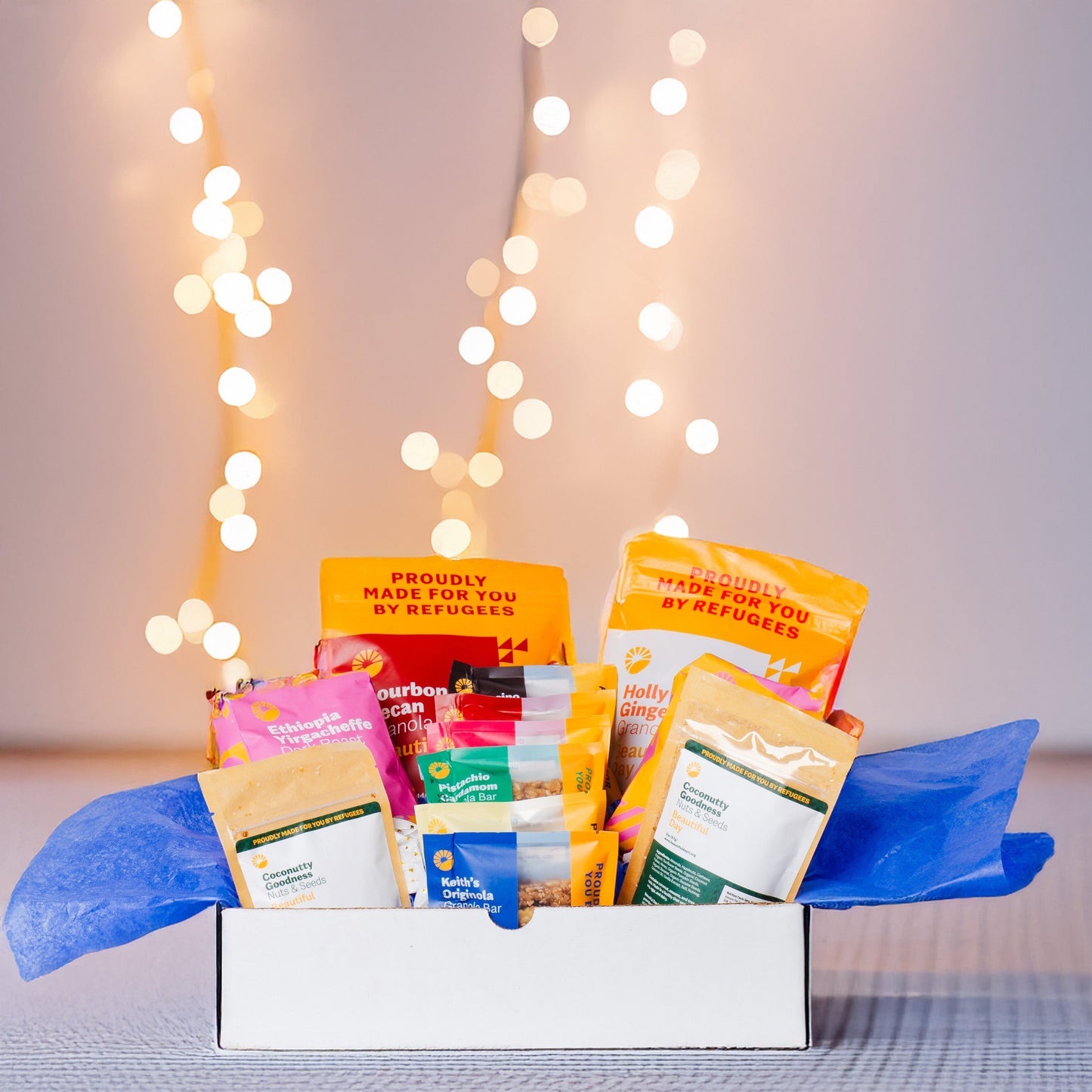 Gift Box - Super Sampler (2 Bags, 6 Bars, 2 Coffee Bags & 2 CocoNutty Bags)