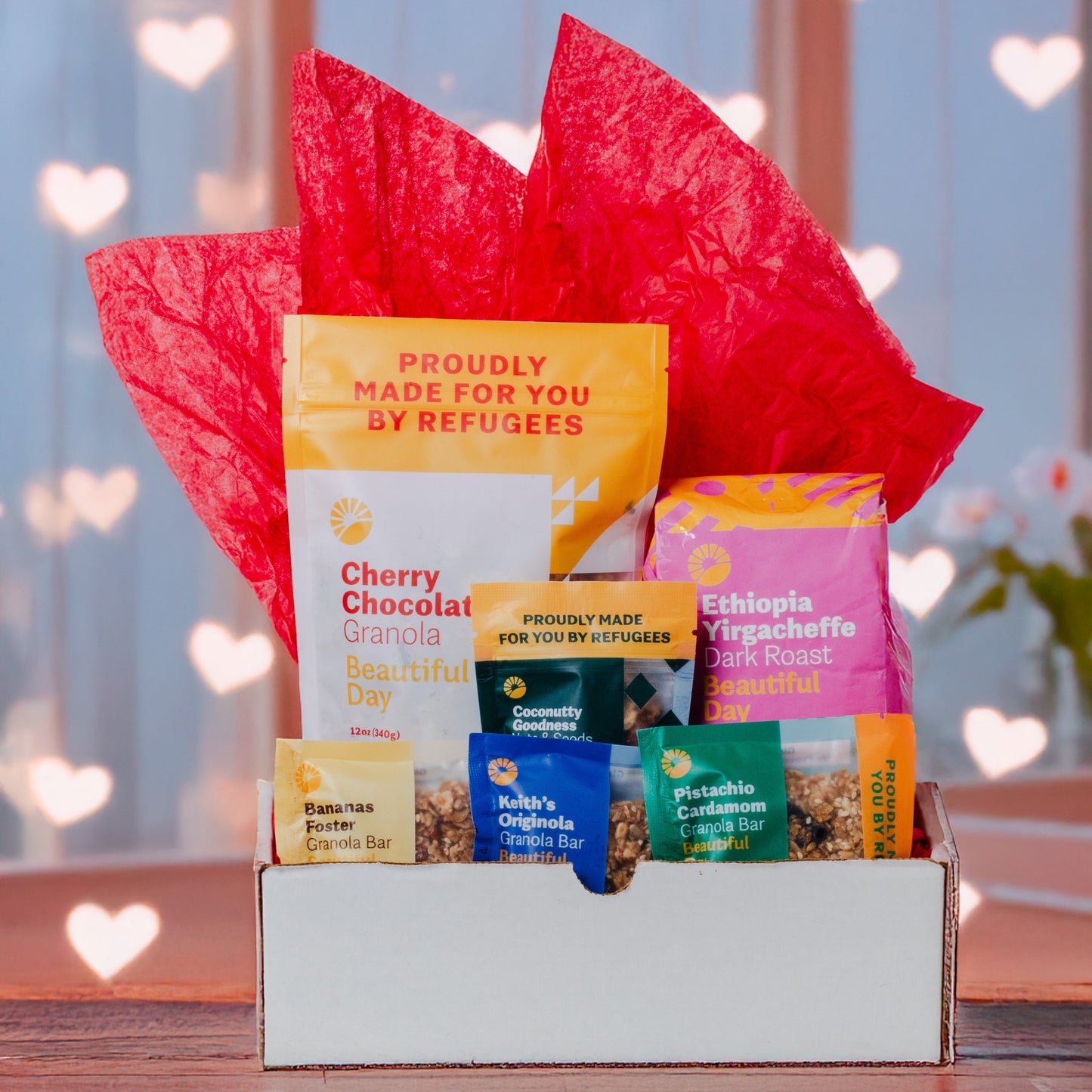 Gift Box - The Valentine Sampler #2 (Cherry Chocolate & Dark Roast)