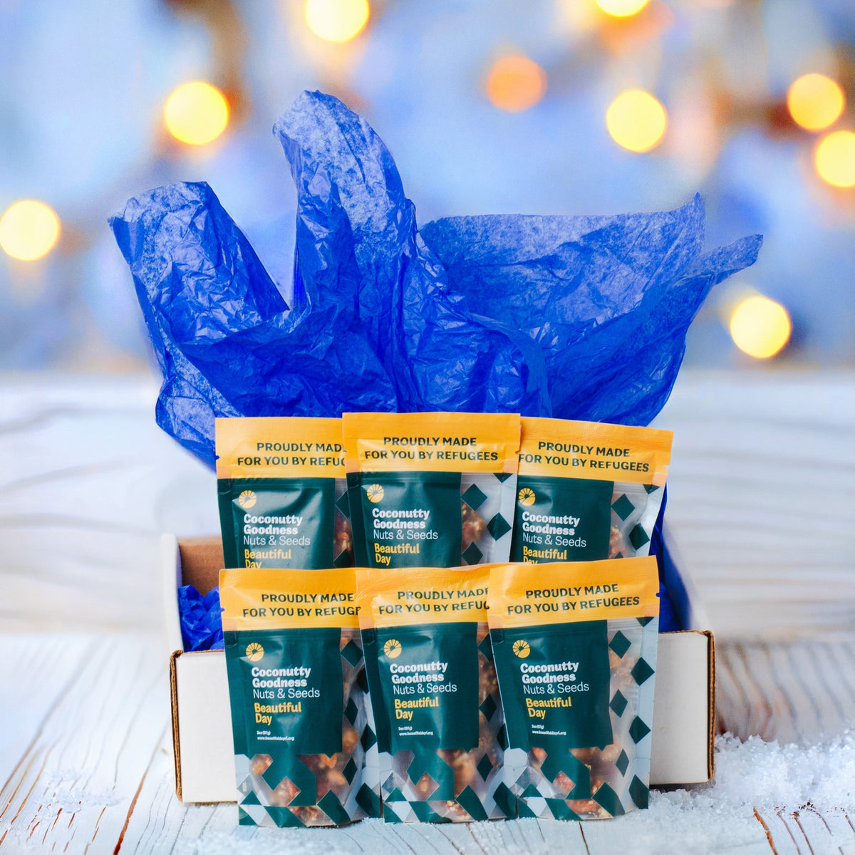 Gift Box - Holiday Gift of Coconutty Goodness (6pk) or Namaki Nuts (6 pk)