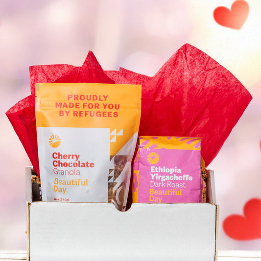 Gift Box - Love is in the Pair #2 (Cherry Chocolate & Ethiopian Dark Roast)