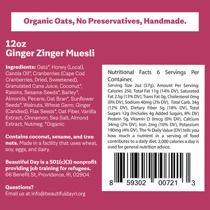 Ginger Zinger Muesli